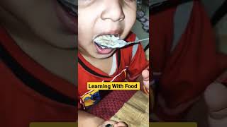 Learning With Food #shorts #prishathesupergirl #minivlog  #breakfastrecipes #nurseryrhymes #viral