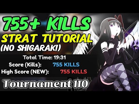 755+ KILLS STRAT TUTORIAL TOURNAMENT 110 IN Anime Adventures