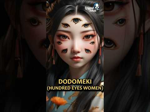 Legend Yokai - Dodomeki (Hundred Eyes Woman) Origins #scarystories #shorts #mythology