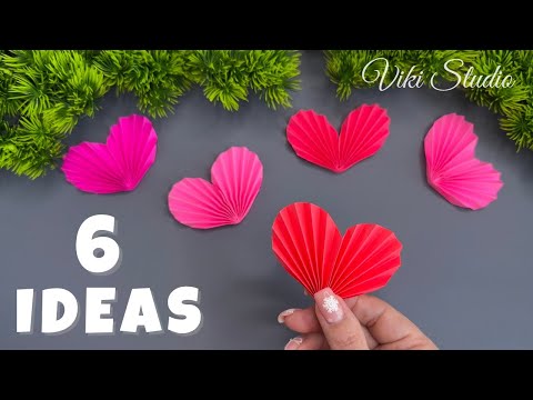 ♥️ 6 IDEAS ♥️ Crafts for Valentine's Day DIY Paper Craft