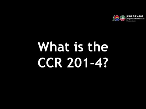 What is the CCR 201-4?