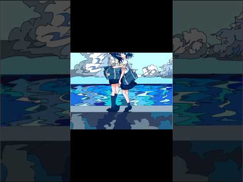 【描いてみた】少女レイ（自己解釈MV）　　　　　　　　　　#shorts #アニメーション