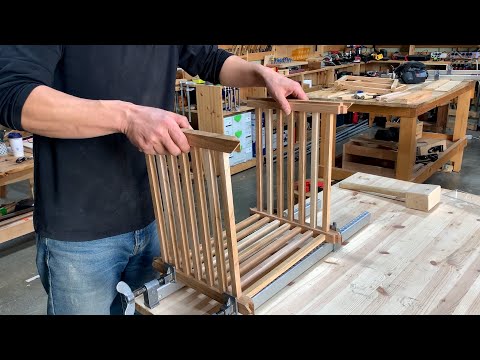 Making a Side Table with Traditional Joinery Techniques, Without Hardware / Woodworking