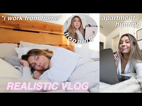 REALISTIC DAY IN MY LIFE | morning routine, apartment search, errands & CHIT CHAT