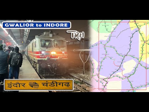 GWALIOR to INDORE via Guna, Ruthiyai : A New Route Explored | Indian Railways