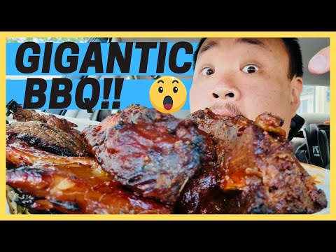 Gigantic Local Barbeque Plate Lunch in Honolulu Hawaii