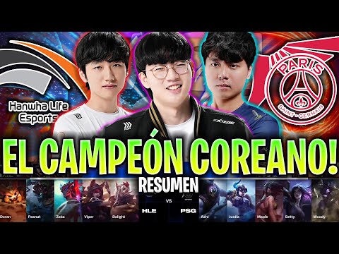 COMIENZA EL MUNDIAL PARA EL CAMPEÓN COREANO! | HLE vs PSG RESUMEN SWISS STAGE WORLDS 2024 LVP