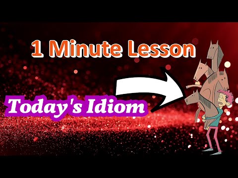 Hold your horses | 1 MINUTE LESSON | Learn English Idioms in less than a minute