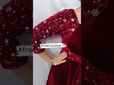 trendy front open velvet kurti/Viral velvet gown#trending#diy#viral#dress#new#kurtis#youtubeshorts❣️