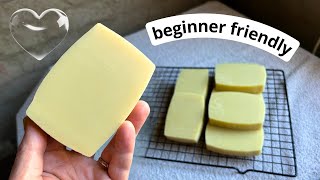 Soap Making Tutorial and Recipe for Absolute Beginners (you can do it!)