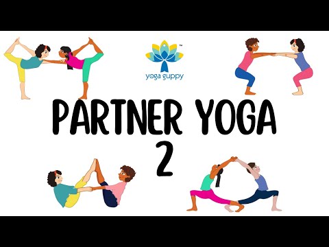 Fun Partner Yoga Poses for Kids | Yoga for Children | Yoga Guppy