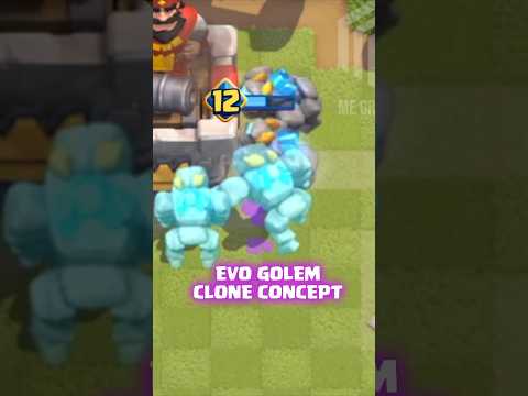 Golem Evo 🗿 #concept #clashroyale #cardevolution #newevolution #megaknight #pekka