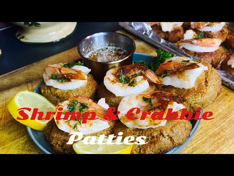 SHRIMP & CRABBIE PATTIE DUMPING #cookingwithjudycaldwell #crabcake #crabfry