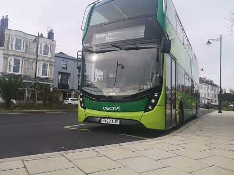 Southern vectis buses at Newport bus station and ryde bus station