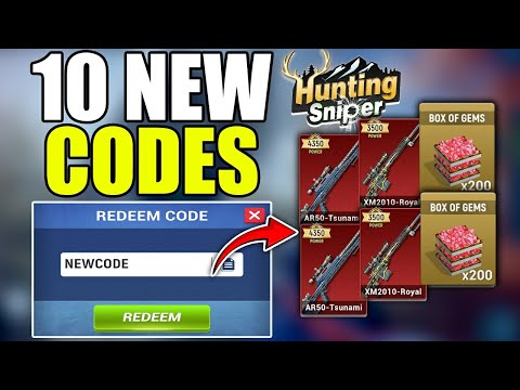 [RARE REWARDS] HUNTING SNIPER CODES 2025 || HUNTING SNIPER REDEEM CODES