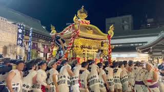 【 天神祭 クライマックス 鳳神輿 玉神輿 の 宮入 】大阪天満宮 本宮 陸渡御 神輿 宮入り 〔 Tenjin masturi osaka  tenjin festival〕