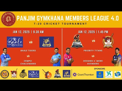 LIVE DAY 4 | PGML 4.0 PANJIM GYMKHANA MEMBERS LEAGUE 2025