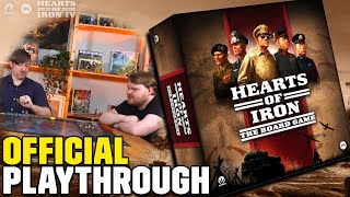 FIRST EVER Hearts of Iron: The Board Game - Playthrough Campaign