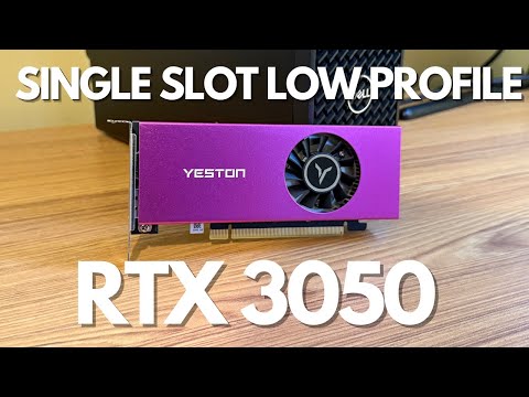 RTX 3050 Low Profile Single Slot GPU