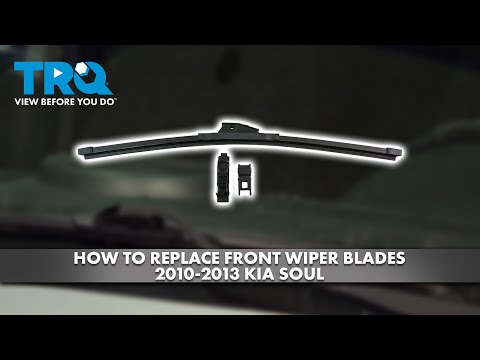 How to Replace Front Wiper Blades 2010-2013 Kia Soul