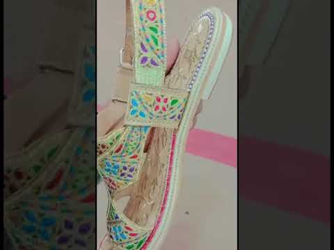 Hand made shoes | Zari ki malti chapple| tile ki Kheri😍😍