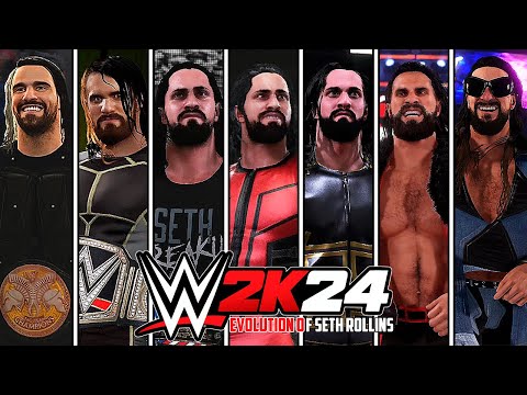 The Evolution of Seth Rollins Entrances in WWE Games! (WWE 2K14 to WWE 2K24)