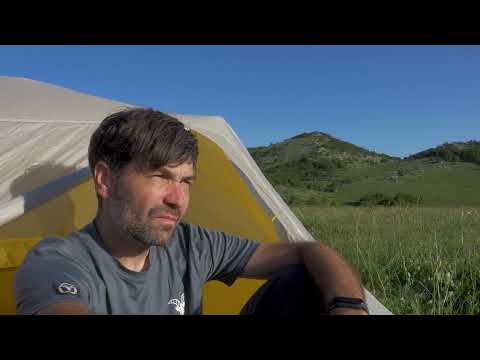 Hiking on southern Velebit mountain, Croatia.