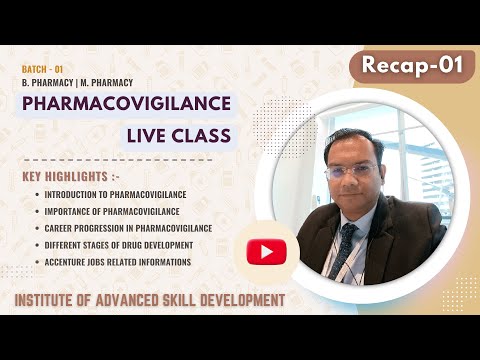 Pharmacovigilance Certification for Free | Recap 01 Live🔥| Batch 01 | IASD Certification Course 🎓