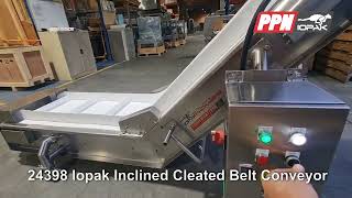 IOPAK Customised Inclined Cleated Belt Conveyor ICB-2200 [24398]