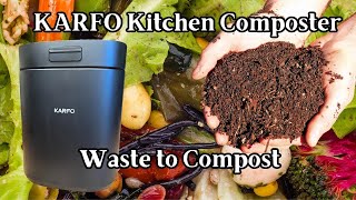 Turn KITCHEN WASTE into Compost with Karfo! #karfo #kitchencompost