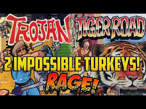 2 RAGE QUITS! RETRO ARCADE RAGE: (Trojan & Tiger Road)