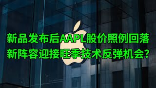 新品发布后苹果(AAPL)股价照例回落 全新阵容迎接旺季技术反弹机会？(美股天天说20220908)