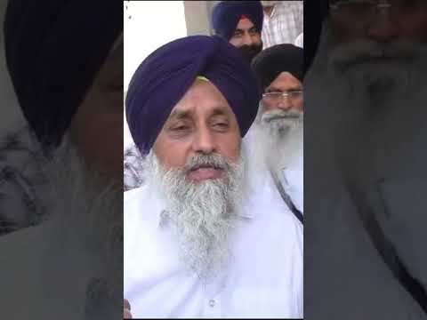 #sukhbirsinghbadal on 1158 proffesor suicide #alertnews_hd #latestpunjabnews #punjablatestnews