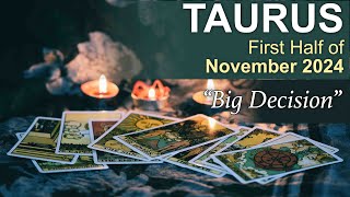 TAURUS FIRST HALF OF NOVEMBER 2024 "A GATEWAY IS PRESENTED" #tarotreading #taurustarotreading