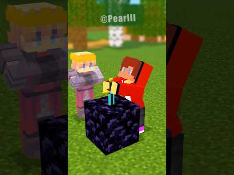 JJ vs Mikey vs JJ sister King Arthur's Sword Challenge - Minecraft Animation #maizen #minecraft