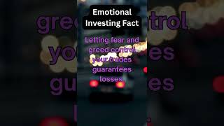 Emotional Investing! #smarttrading #wealthwisdom #marketmindset  #longtermwealth #logicoveremotions