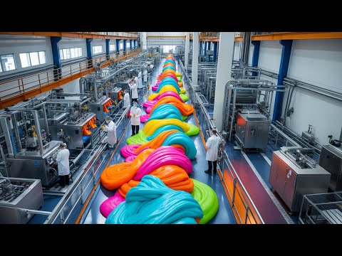 How Slime Is Made in Bulk: Inside the Amazing Slime Factory!