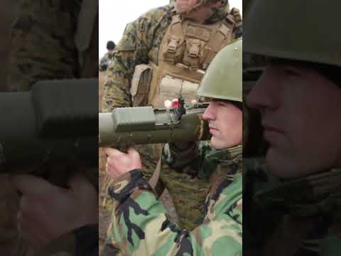 Hand grenade Launcher Training by Ukraine Troops