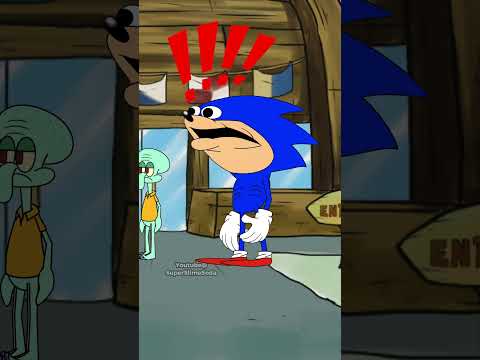 SPONGEBOB vs SHIN SONIC #spongebob #shinsonic 13+