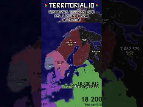 EPIC TILT! | BATTLE ROYALE | ⏰ 25x | Territorial.io Timelapse | #54b |