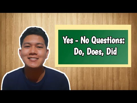 Do, Does, and Did in Questions - English Grammar