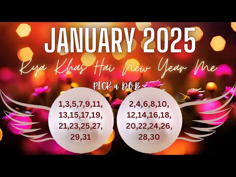 PICK YOUR DOB JANUARY  2025|TAROT READING IN HINDI| @healingtarot111🎉🎁🌈✨️