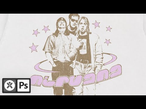 Designing A Nirvana Tee But It's In Y2K Aesthetic | Ep. 2