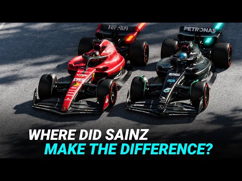 How Carlos Sainz Beat George Russell to Pole! | F1 2023 Telemetry Analysis