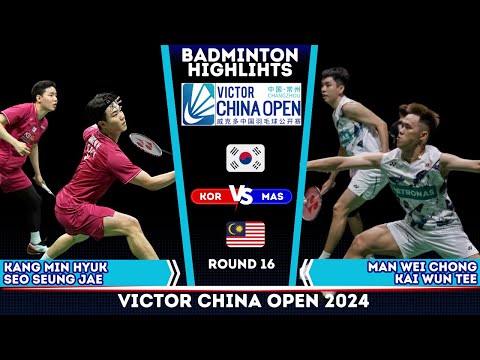 Kang/Seo (KOR) vs Man/Tee (MAS) | China Open 2024 Badminton