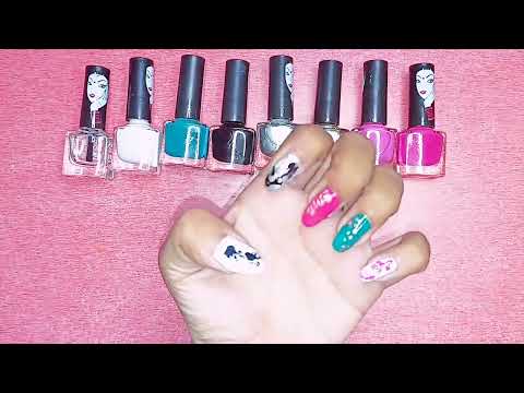 Nail Art for Beginners | Easy Nail Art Designs for Beginners Without Tools | Simple Nail Art Designs