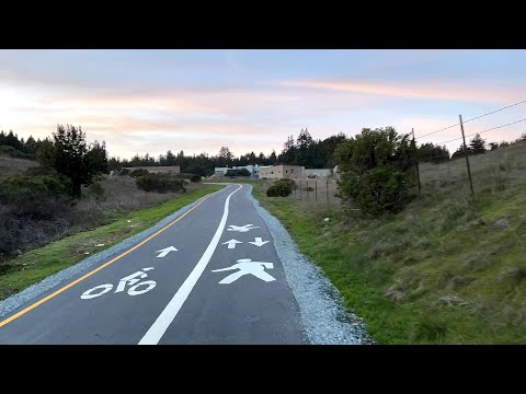 A Jog to the UC Santa Cruz Library - Time-lapse