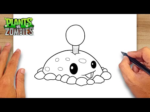 How to draw Potato Mine Plants vs Zombies