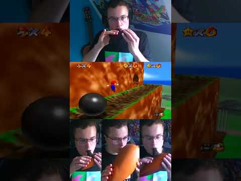 Bob-Omb Battlefield from Super Mario 64 on Ocarinas! 💣 #shorts #mario #ocarina #nintendo