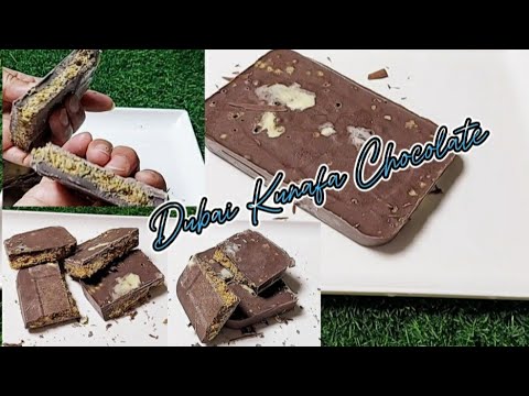 Pistachio Kunafa Chocolate Recipe | Dubai Viral Kunafa Chocolate | Sk's Tasty Dishes